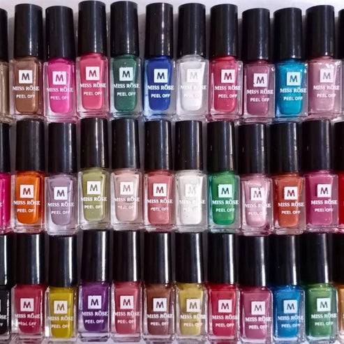 Miss Rose Peel Off Nail Polish(36 Pcs)